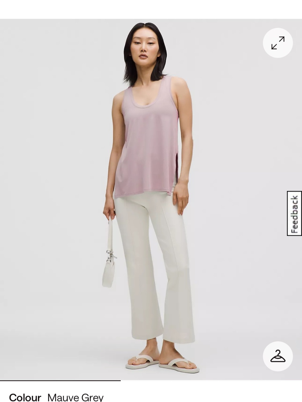 lululemon athletica Mauve Grey Boot Cut Pants